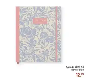 Bruna Agenda 2026 A4 flower blue aanbieding