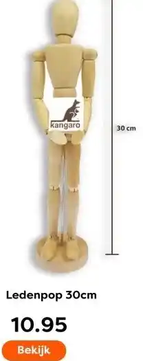 The Read Shop Ledenpop 30cm aanbieding