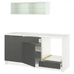 IKEA Knoxhult Keuken, donkergrijs, 180x61x220 cm aanbieding