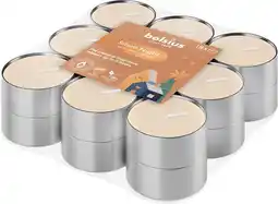 Intratuin Bolsius geurtheelicht True Glow Silent Night beige 4 uur 18 stuks D 4 H 1,5 cm aanbieding