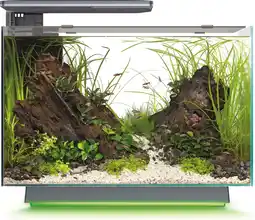 Intratuin SuperFish aquarium Quadro 70 Multi Colour zwart 67 L aanbieding