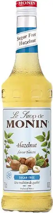 Intratuin Monin siroop hazelnoot suiker 250 ml aanbieding