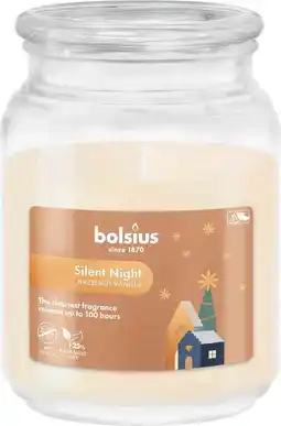 Intratuin Bolsius geurkaars True Glow Silent Night beige 100 uur D 13,5 H 10 cm aanbieding