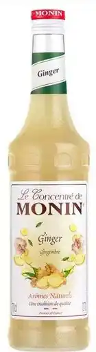 Intratuin Monin siroop gember concentraat 700 ml aanbieding