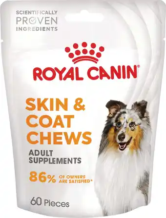 Intratuin Royal Canin hondensnoepjes skin & coat chews 240 g 60 stuks aanbieding