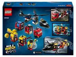 Lidl LEGO City Helikopter, brandweerauto en onderzeeër remix 60462 aanbieding