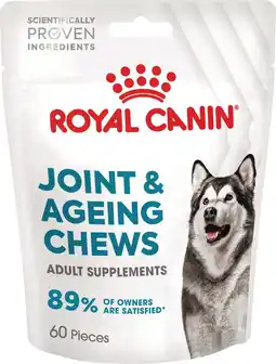 Intratuin Royal Canin hondensnoepjes joint & ageing chews 240 g 60 stuks aanbieding