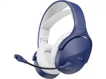 MediaMarkt Hyperx Cloud Jet Dual Draadloos Gaming-headset Blauw Wit aanbieding
