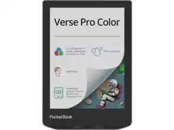 MediaMarkt Pocketbook Verse Pro Color 6'' 16 Gb Spatwaterbestendig Stormachtige Zee Grijs aanbieding