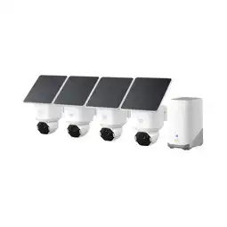 MediaMarkt Eufy Solocam E42 4-cam Kit Slimme Buitencamera Wit aanbieding