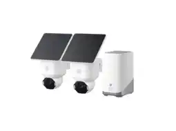 MediaMarkt Eufy Solocam E42 2-cam Kit Slimme Buitencamera Wit aanbieding