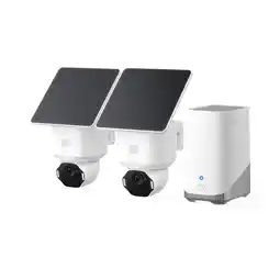 MediaMarkt Eufy Solocam E42 2-cam Kit Slimme Buitencamera Wit aanbieding