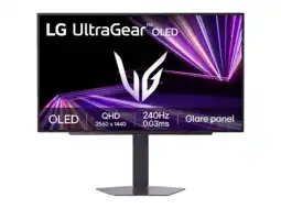 MediaMarkt LG Ultragear Oled 27gx704a-b.aeu - 27 Inch 2560 X 1440 (qhd) 0.03 Ms 240 Hz aanbieding