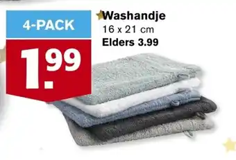 Hoogvliet Washandje aanbieding