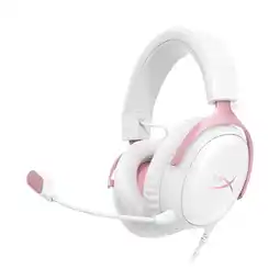 MediaMarkt Hyperx Cloud Iii - Gaming Headset Wit/roze Headset Wit Roze aanbieding