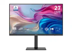 MediaMarkt MSI Modern Md272uphg - 27 Inch 3840 X 2160 (ultra Hd 4k) Ips-paneel In Hoogte Verstelbaar aanbieding