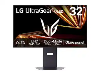 MediaMarkt LG Ultragear Oled 32gx850a-b.aeu - 32 Inch 3840 X 2160 (oled 4k) 0.03 Ms 165 Hz aanbieding