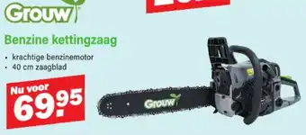 Van Cranenbroek Grouw Benzine kettingzaag aanbieding