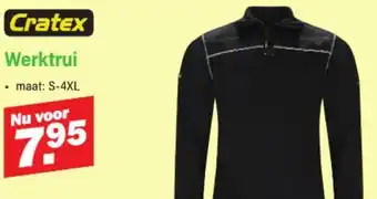 Van Cranenbroek Cratex Werktrui aanbieding