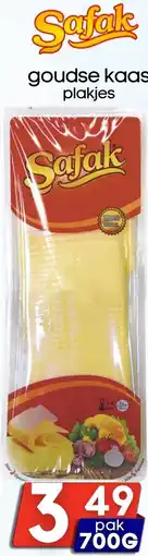 Özbaktat Supermarkt Safak goudse kaas plakjes aanbieding