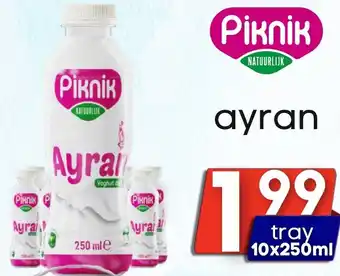 Özbaktat Supermarkt Piknik ayran aanbieding