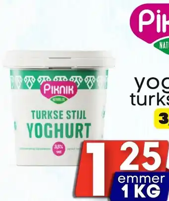 Özbaktat Supermarkt Piknik yoghurt turkse stijl aanbieding