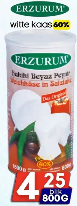 Özbaktat Supermarkt Erzurum witte kaas 60% aanbieding