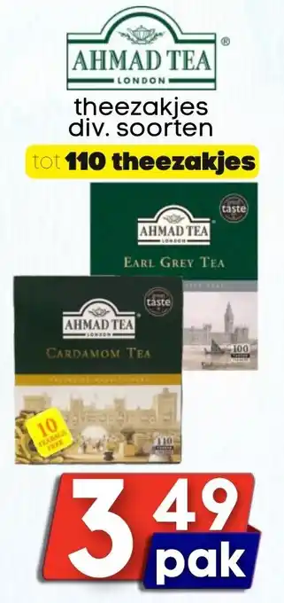 Özbaktat Supermarkt Ahmad tea theezakjes aanbieding