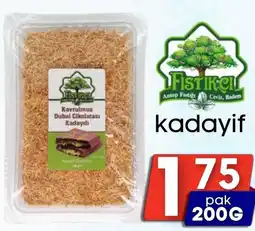 Özbaktat Supermarkt Kadayif aanbieding