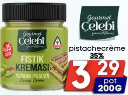Özbaktat Supermarkt Gourmet Celebi pistachecrème aanbieding