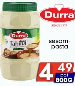 Özbaktat Supermarkt Durra sesampasta aanbieding
