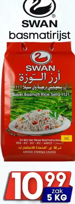 Özbaktat Supermarkt Swan basmatirijst aanbieding