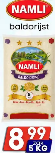 Özbaktat Supermarkt Namli baldorijst aanbieding