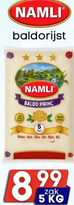 Özbaktat Supermarkt Namli baldorijst aanbieding