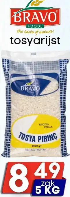 Özbaktat Supermarkt Bravo foods tosyarijst aanbieding