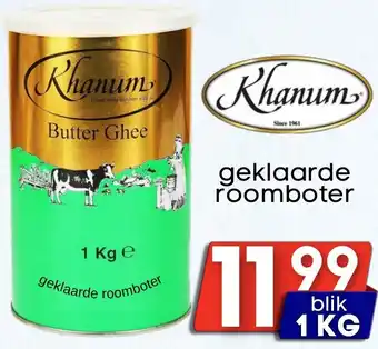 Özbaktat Supermarkt Khanum geklaarde roomboter aanbieding