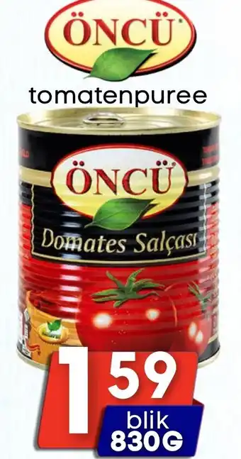 Özbaktat Supermarkt Öncü tomatenpuree aanbieding