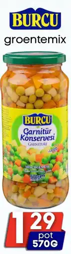 Özbaktat Supermarkt Burcu groentemix aanbieding