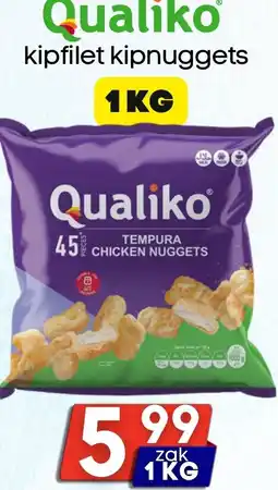 Özbaktat Supermarkt Qualiko kipfilet kipnuggets aanbieding