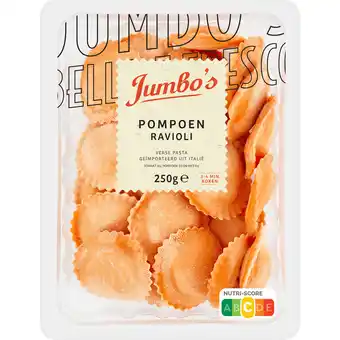 Jumbo Jumbo's Ravioli met Pompoen 250 g aanbieding