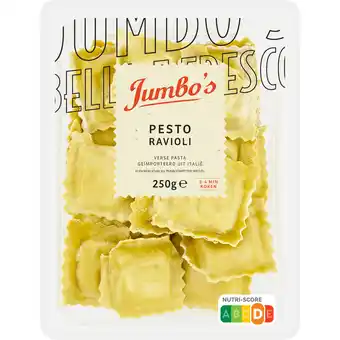 Jumbo Jumbo's Ravioli met Pesto 250 g aanbieding