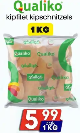 Özbaktat Supermarkt Qualiko kipfilet kipschnitzels aanbieding