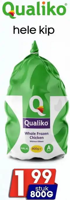 Özbaktat Supermarkt Qualiko hele kip aanbieding