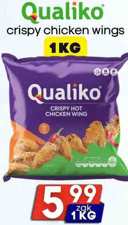 Özbaktat Supermarkt Qualiko crispy chicken wings aanbieding