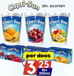 Özbaktat Supermarkt Capri-Sun aanbieding