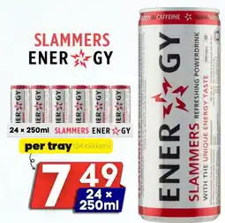 Özbaktat Supermarkt Slammers Energy aanbieding