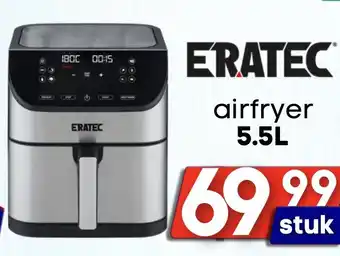 Özbaktat Supermarkt Eratec airfryer 5.5L aanbieding
