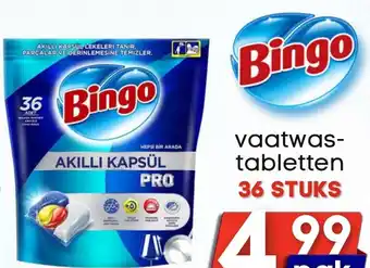 Özbaktat Supermarkt Bingo vaatwastabletten aanbieding
