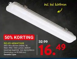 Kluswijs Reled armatuur aanbieding