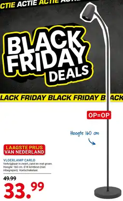 Kluswijs Vloerlamp carlo aanbieding